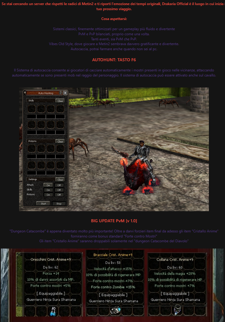 Ultime notizie Drakaria